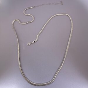 COLAR LACRAIA 4 MM 60 CM BANHO DE PRATA