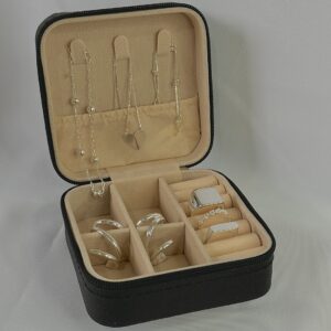 Porta-Jóias Portátil 10x10x5cm