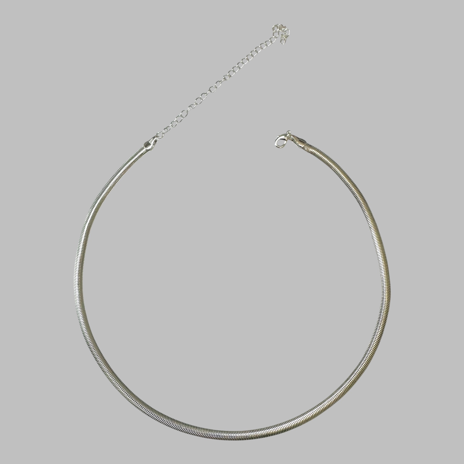 COLAR LACRAIA 4 MM 35 CM BANHO DE PRATA